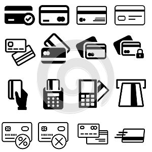Credit Card icon vector. bank illustration sign. remittance symbol. photo