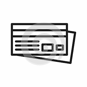 Credit Card icon vector image.