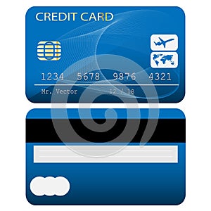 Credit card photo