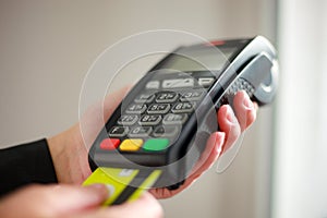 Credit card payment, purchase and sale.- concept - secure payment method.