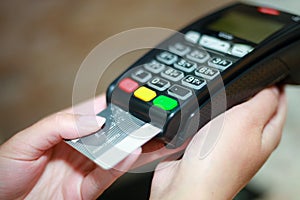Credit card payment, purchase and sale.- concept - secure payment method.