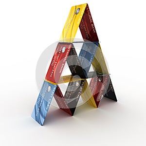 Credit card pyramid