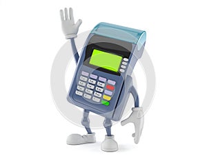 Credit card reader character