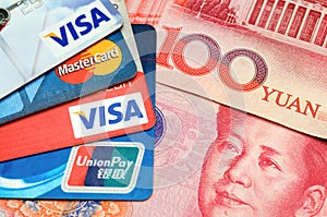 Credit card with RMB