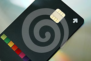 Credit card security chip