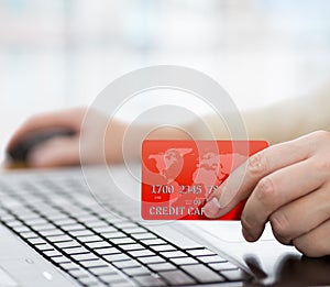 Credit card security code for online e-commerce entry