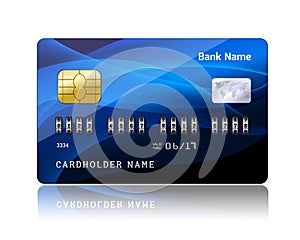 Credit card with security combination code