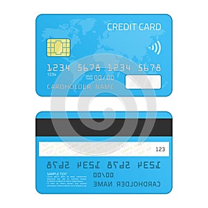 Credit card vector.