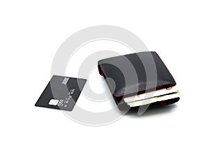 Credit card and wallet