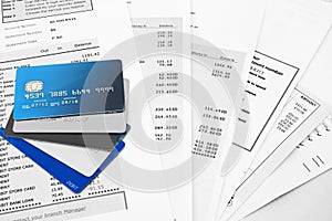 Credit Cards on Bank Statements photo