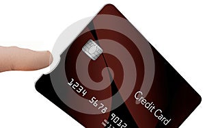 credit cards with notches to help blind or visually impaired people distinguish between credit and debit cards