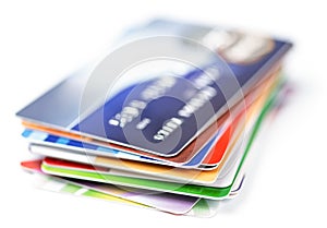 Credit cards stack