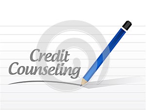 credit counseling message illustration