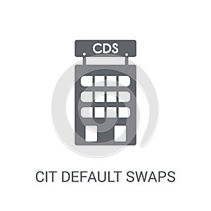 Credit default swaps icon. Trendy Credit default swaps logo concept on white background from business collection photo