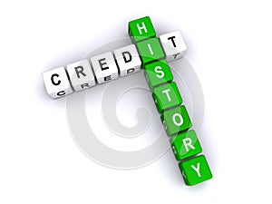 Credit history concept