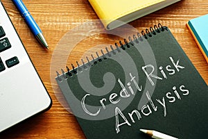 Credit Risk Analysis is shown on the conceptual business photo