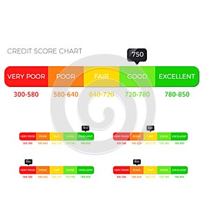 Credit score scale