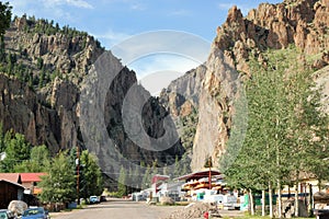 Creede Colorado canyon view photo