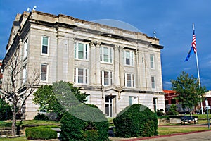 Creek County Courthouse on a Stormy Morning