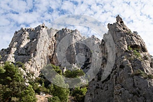 The creek of En-Vau near Cassis - Bouches-du-Rhone France