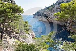 The creek of En-Vau near Cassis - Bouches-du-Rhone France