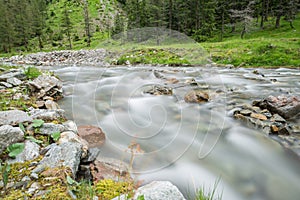 Creek in the Goeriachtal in Lungau, Austria