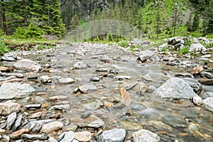Creek in the Goeriachtal in Lungau, Austria