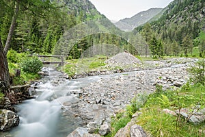 Creek in the Goeriachtal in Lungau, Austria