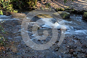 The Creek at Mingus Mill,  north of the Oconaluftee Visitors Center in Cherokee