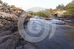 Creek in rocks