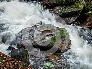 Creek with running water