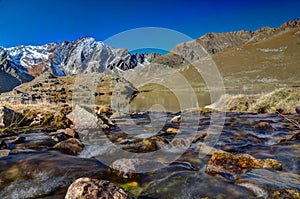 Creek to Lago Nero, Stelvio National Park photo