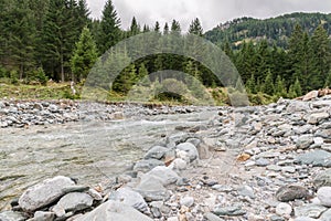 Creek in the Weisspriachtal in Lungau, Austria