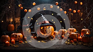 Creepy Crafted Joy: Paper Graphic Halloween Party Scene