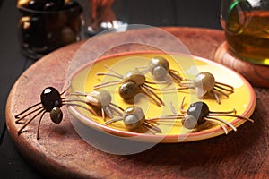 Creepy crawly edible Halloween spiders photo