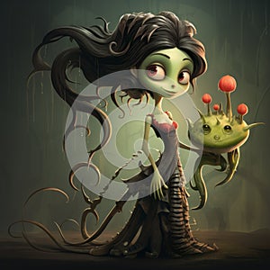 Creepy Creature: Margaret And Her Carnivorous Plant