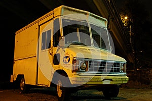 Creepy Dark Ice-Cream Truck photo