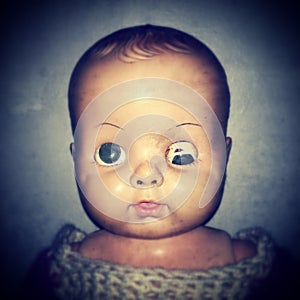 Creepy Doll Face