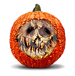 Creepy Halloween Pumpkin