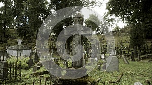 Creepy Old Cemetery