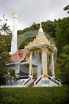 crematorium in buddhist monastery