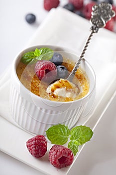 Creme brulee.