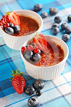 Creme brulee (cream brulee, burnt cream)