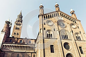 Cremona Cathedral on Piazza del Comune in Cremona