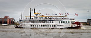 Creole Queen Floating Down the Mississippi River