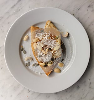 Crepe in a dish