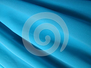 Crepe fabric texture blue color
