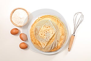 Crepe with ingredient