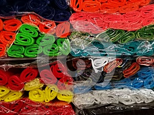 Crepe paper scrolls various colors