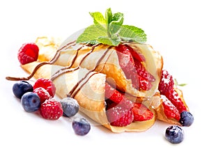 Crepes With Berries